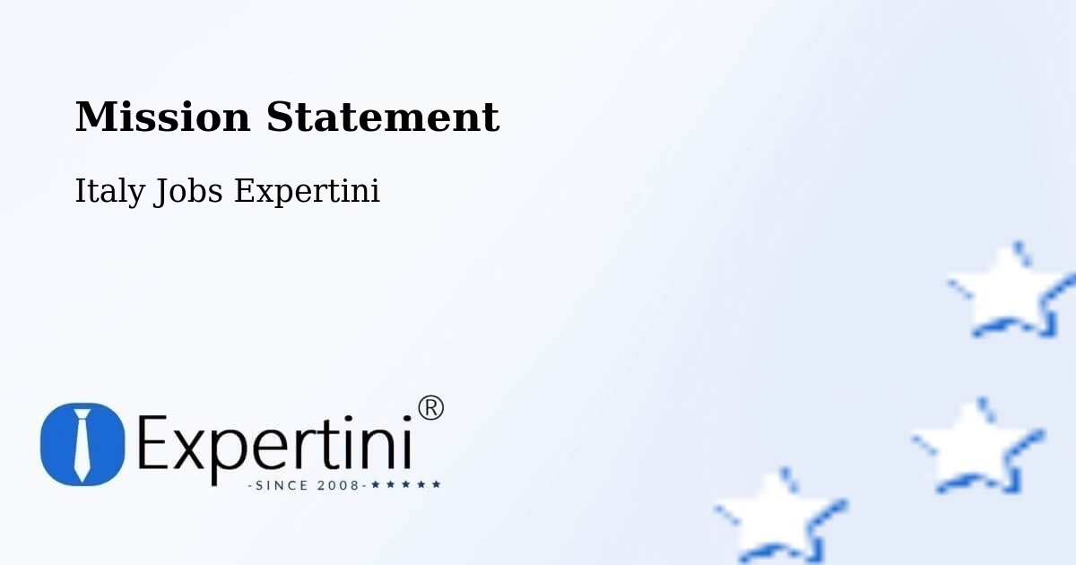 Mission Statement - Italy Jobs Expertini